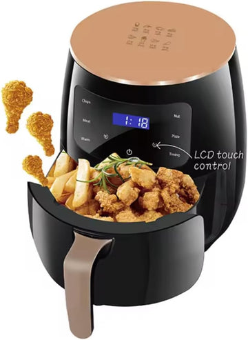 Air Fryer Digital Touch Multifunction 6L Capacity Black 2400 Watts.